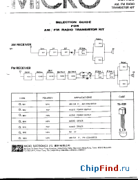 Datasheet CL9011 производства Micro Electronics